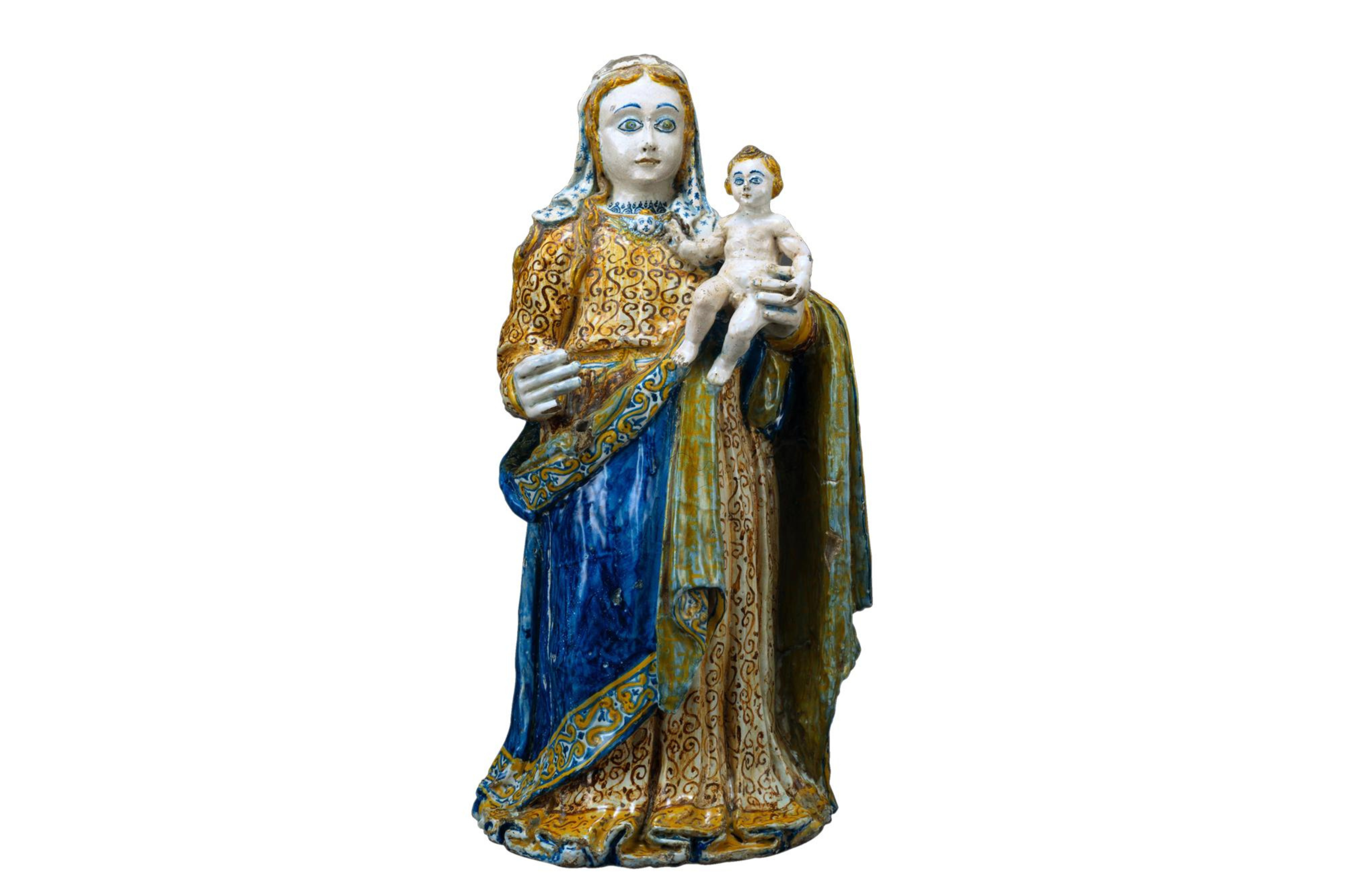Virgem com o menino (Faiança, século XVII)