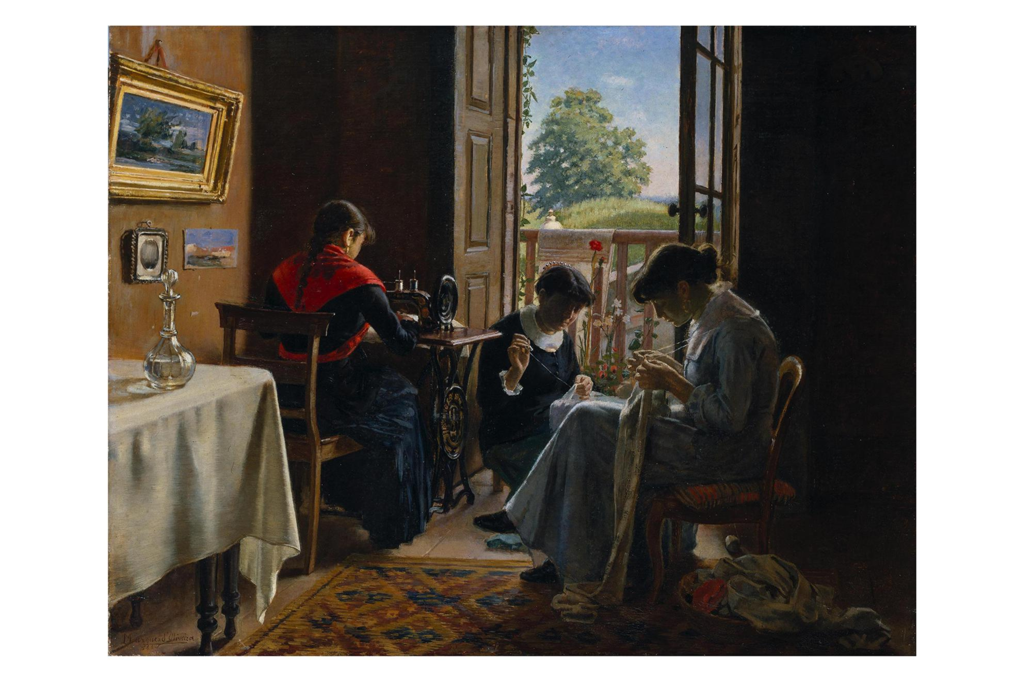 Interior (Costureiras trabalhando) ou Entre o almoço e o jantar