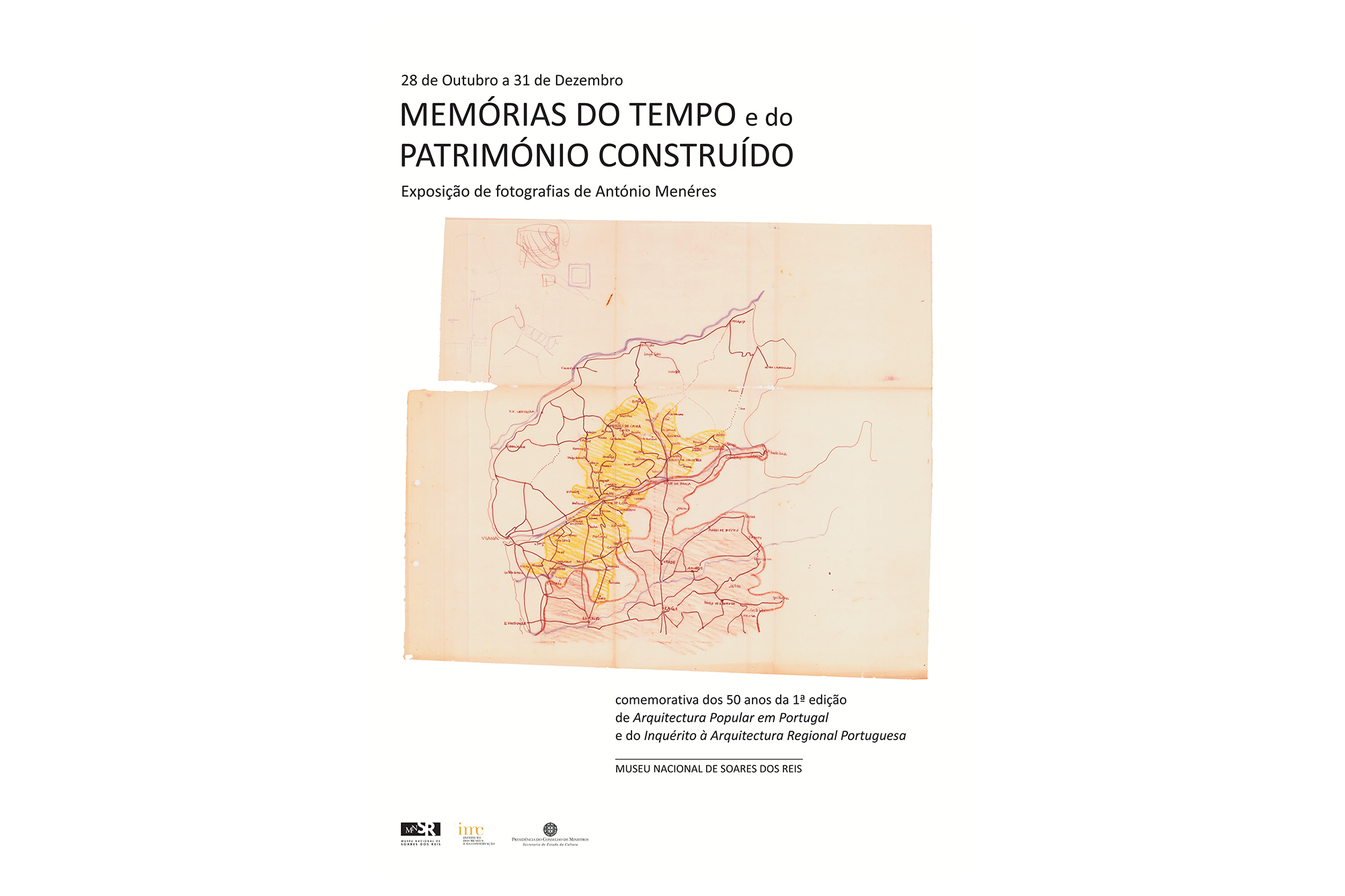 Cartaz Exposição Memórias do Tempo e do Património Construído