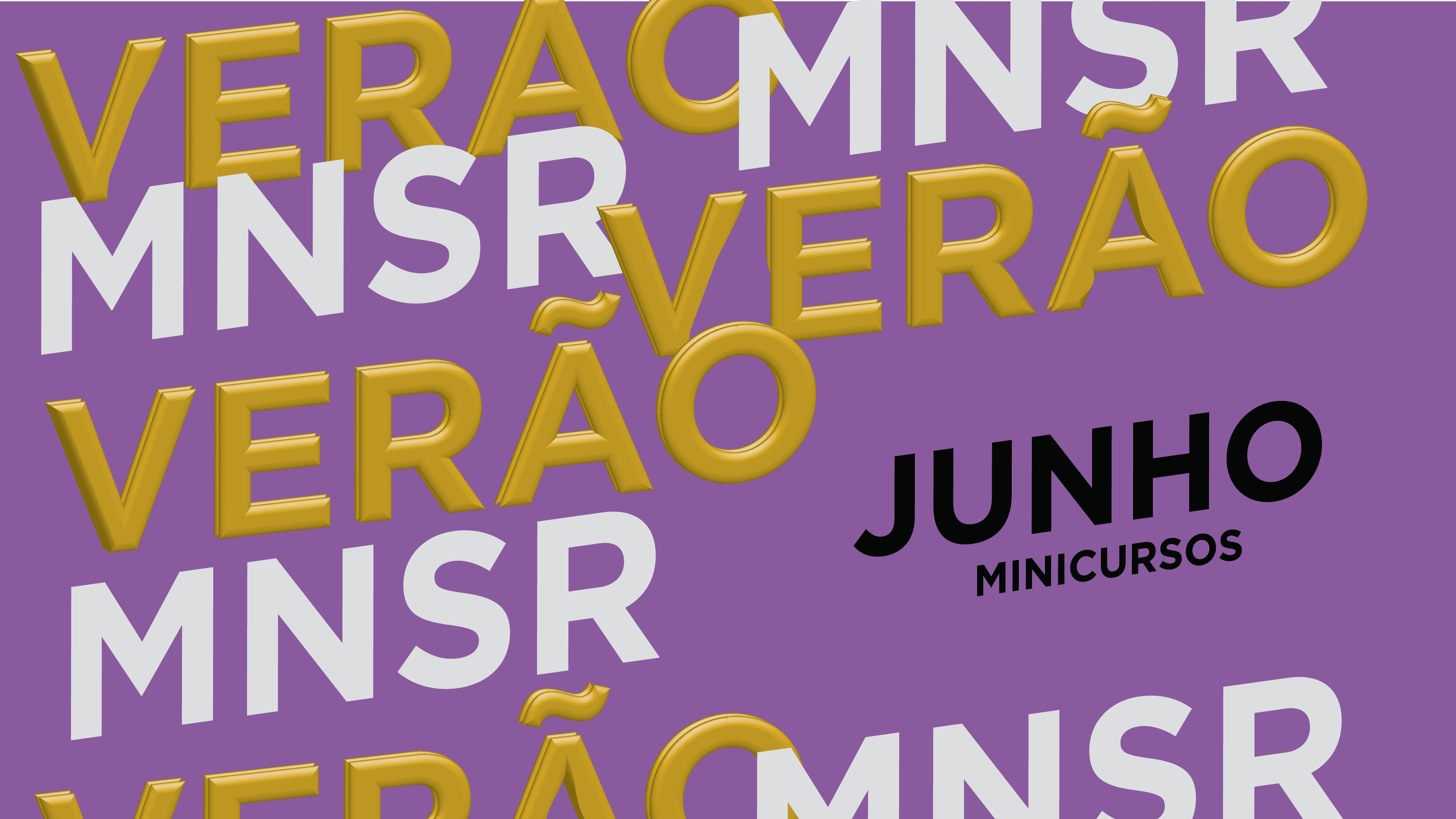 cartaz do programa de verão 2023 - minicursos