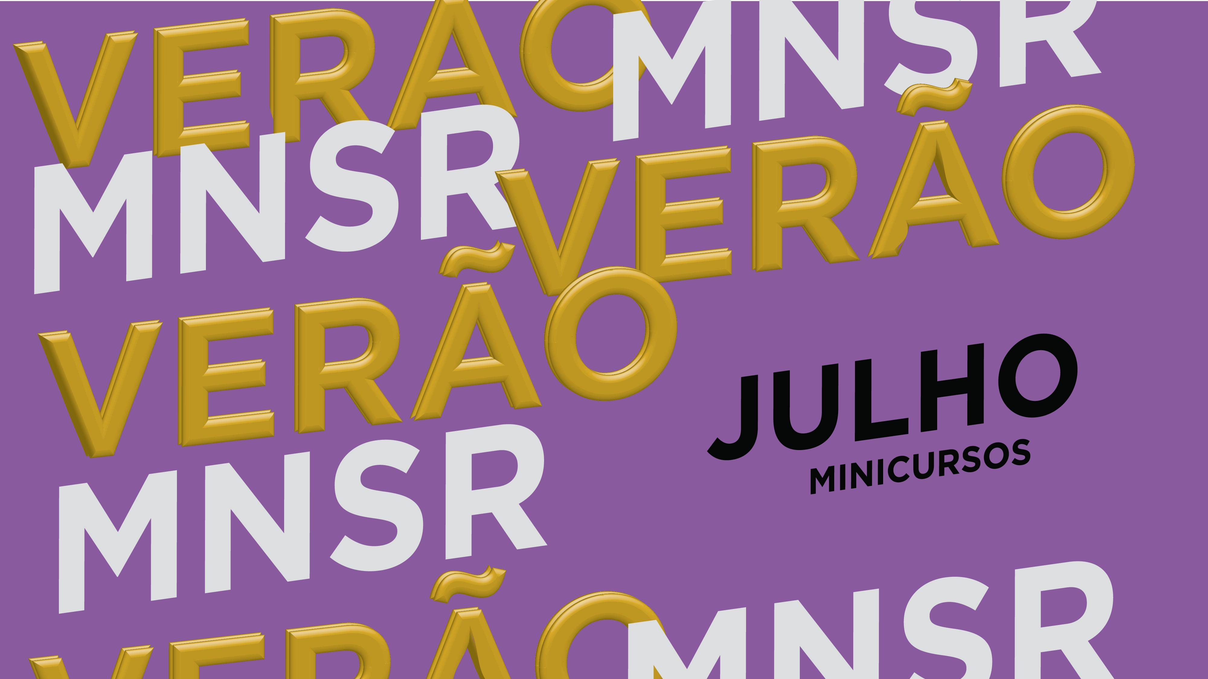 cartaz do programa de verão 2023 - minicursos