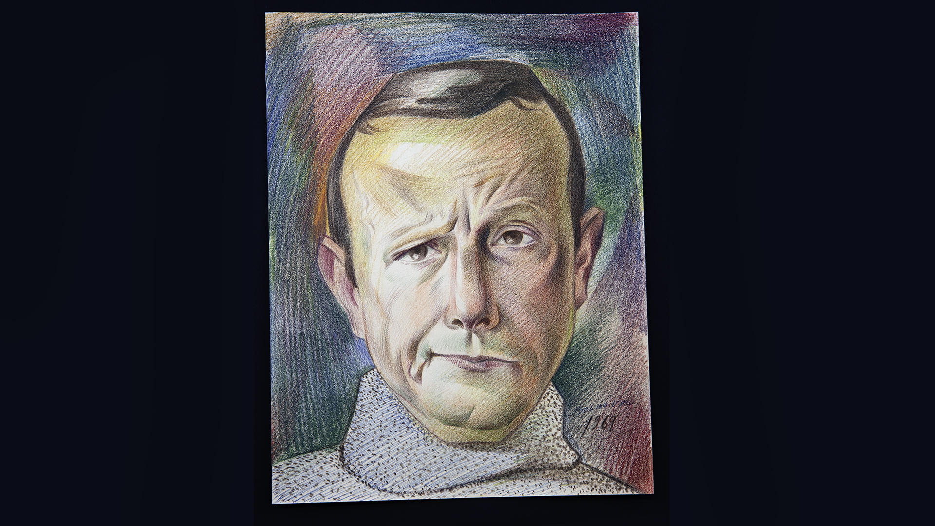 Autorretrato de Isolino Vaz