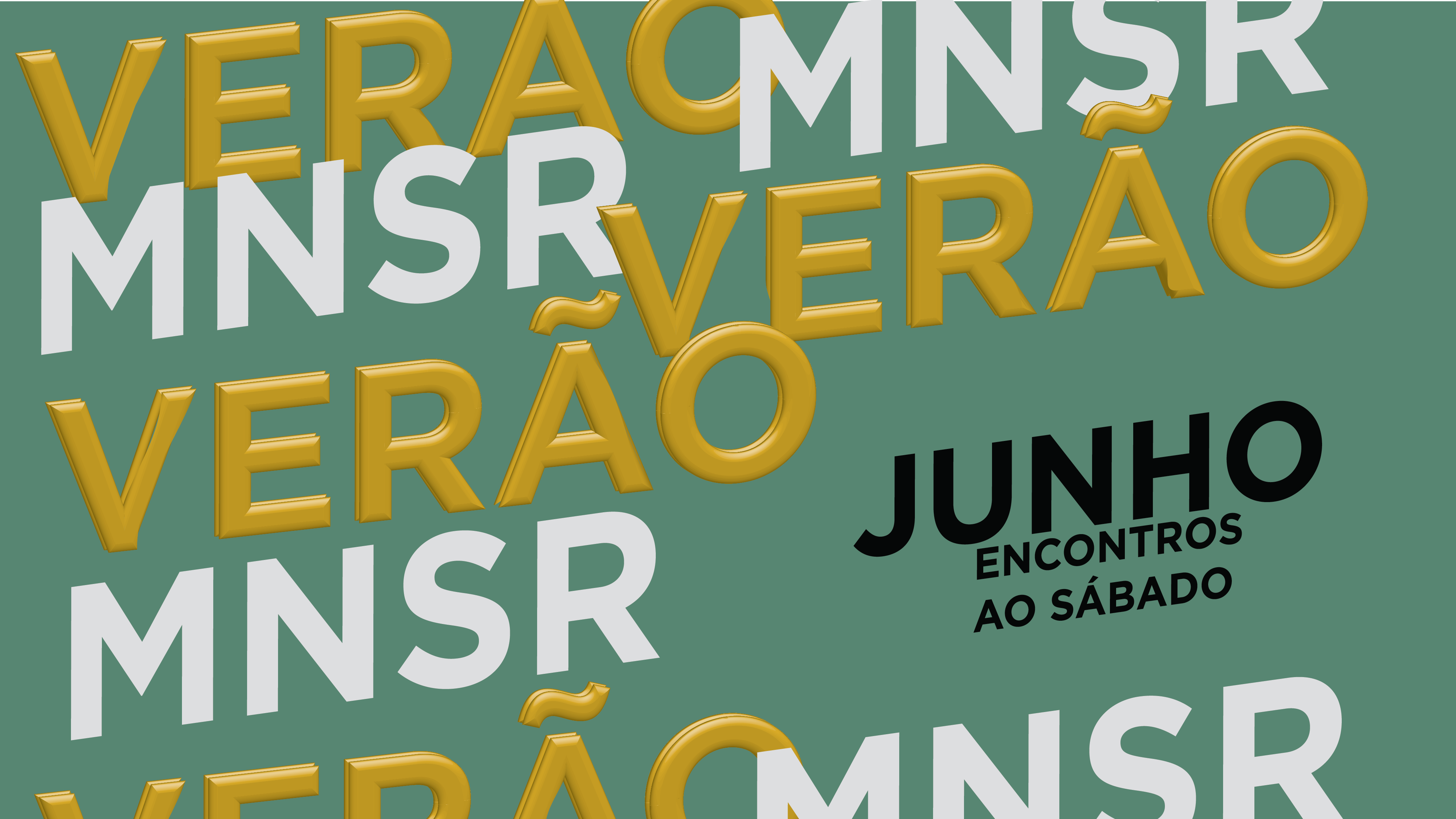cartaz do programa de verão 2023 - encontros ao sábado