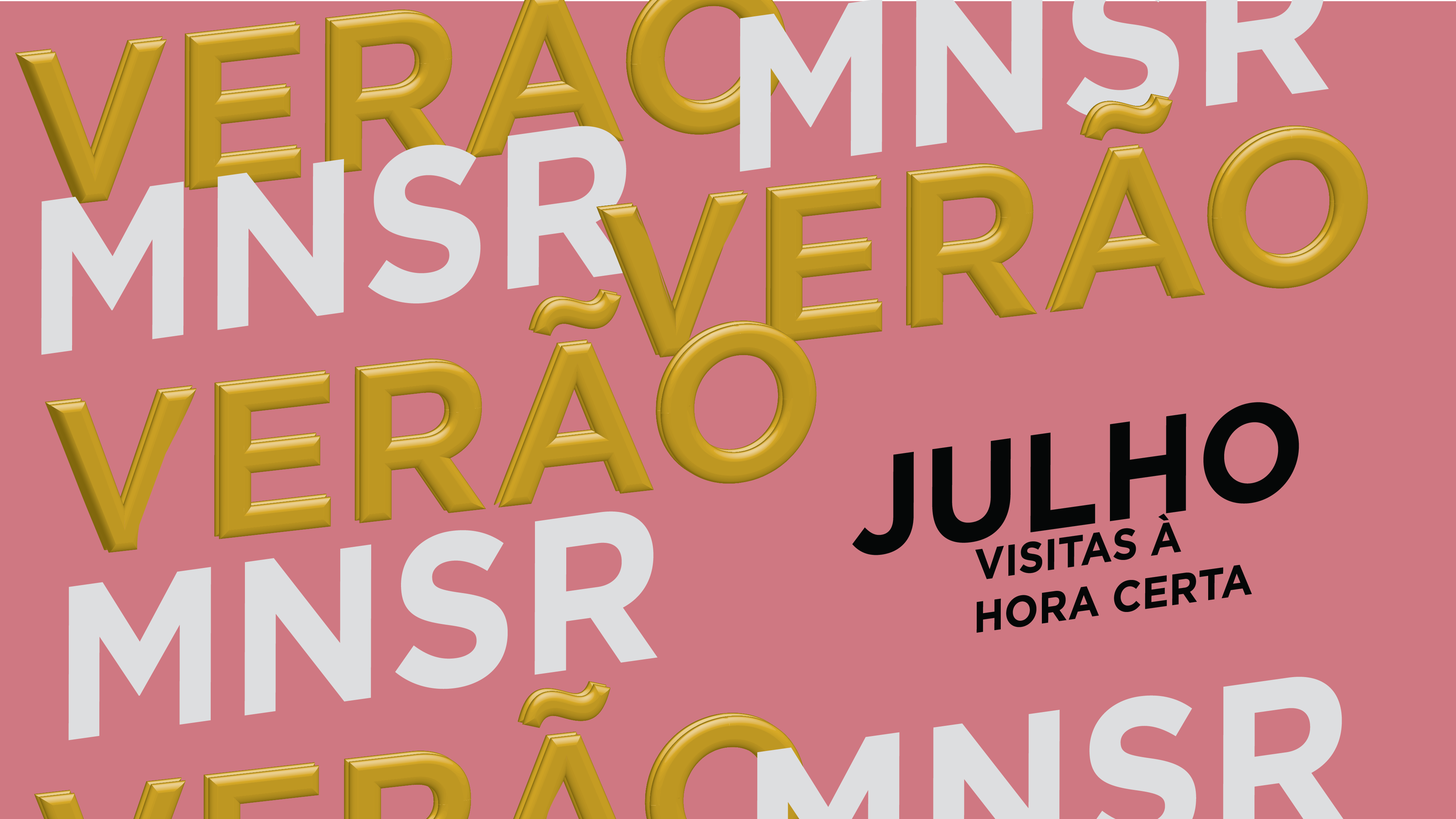 cartaz do programa de verão 2023 - visitas à hora certa de julho