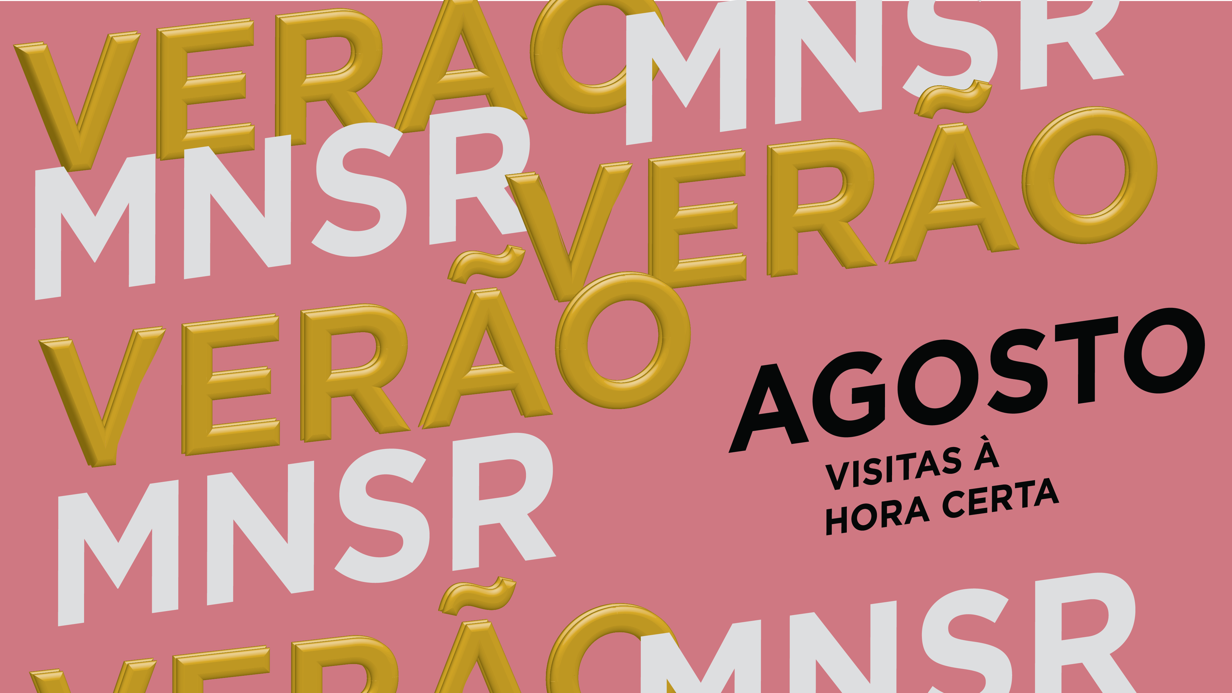 cartaz do programa de verão 2023 - visitas à hora certa de agosto