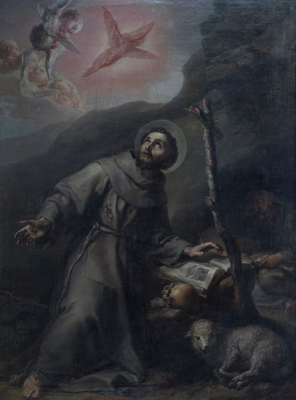 São Francisco de Assis recebendo os estigmas
