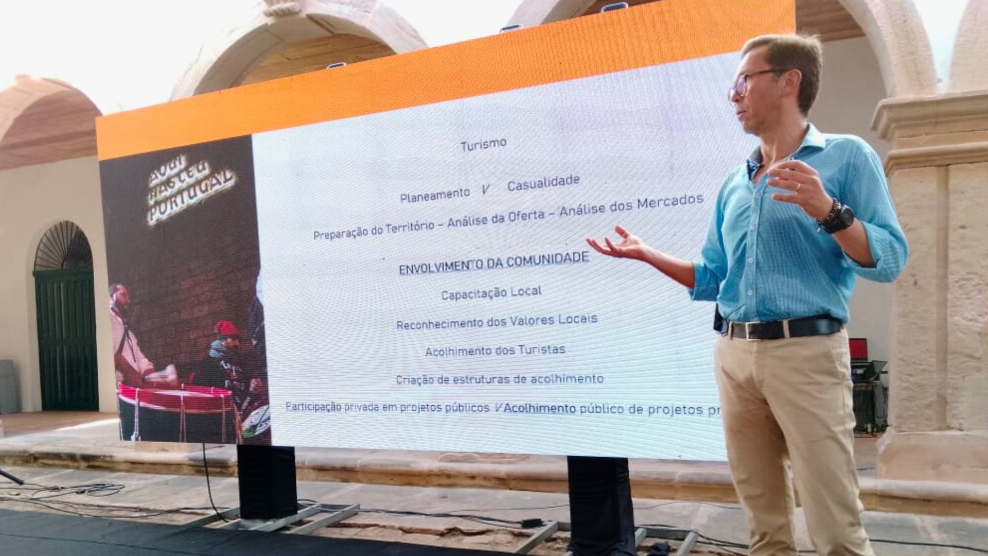 António Ponte no Festival Literário de Marechal Deodóro