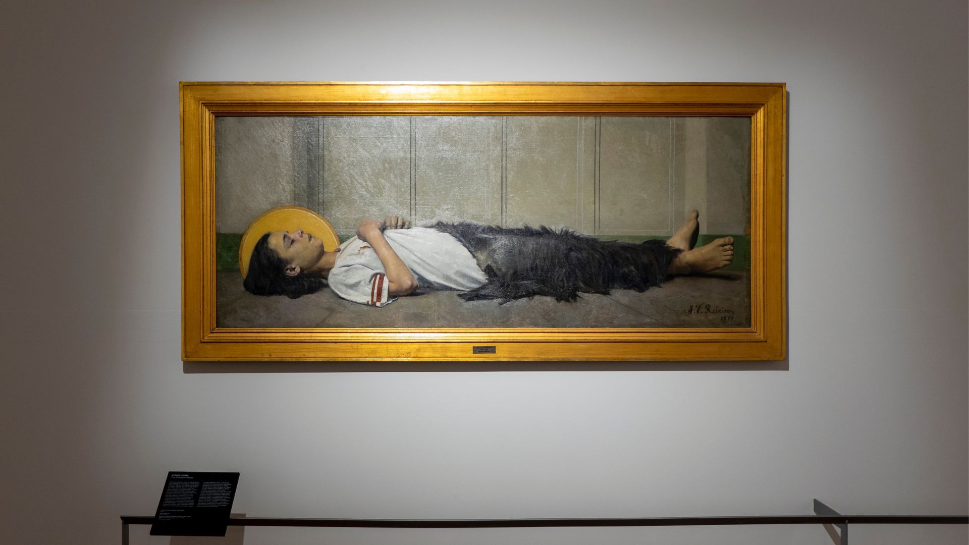 Pintura Mártir Cristão de Joaquim Vitorino Ribeiro