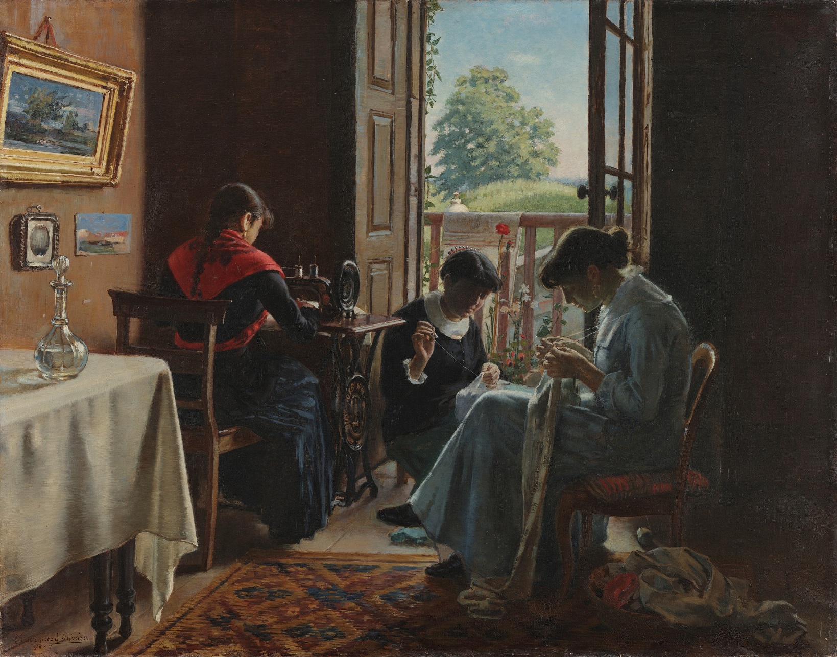 Interior (Costureiras trabalhando)